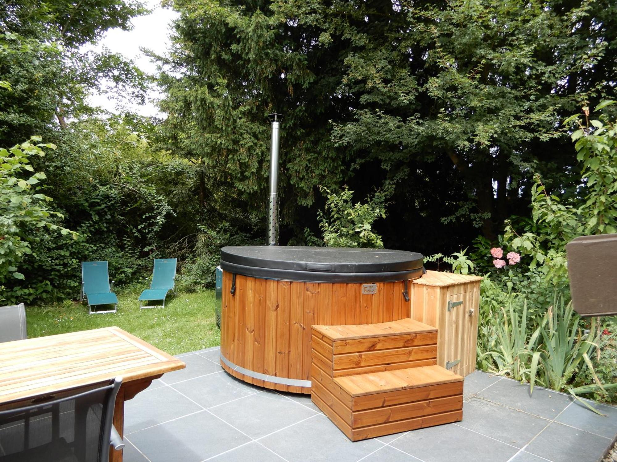 Le Cottage Exotique Du Lutin Many & Son Bain Nordique Saint-Christophe-Sur-Conde Exterior photo