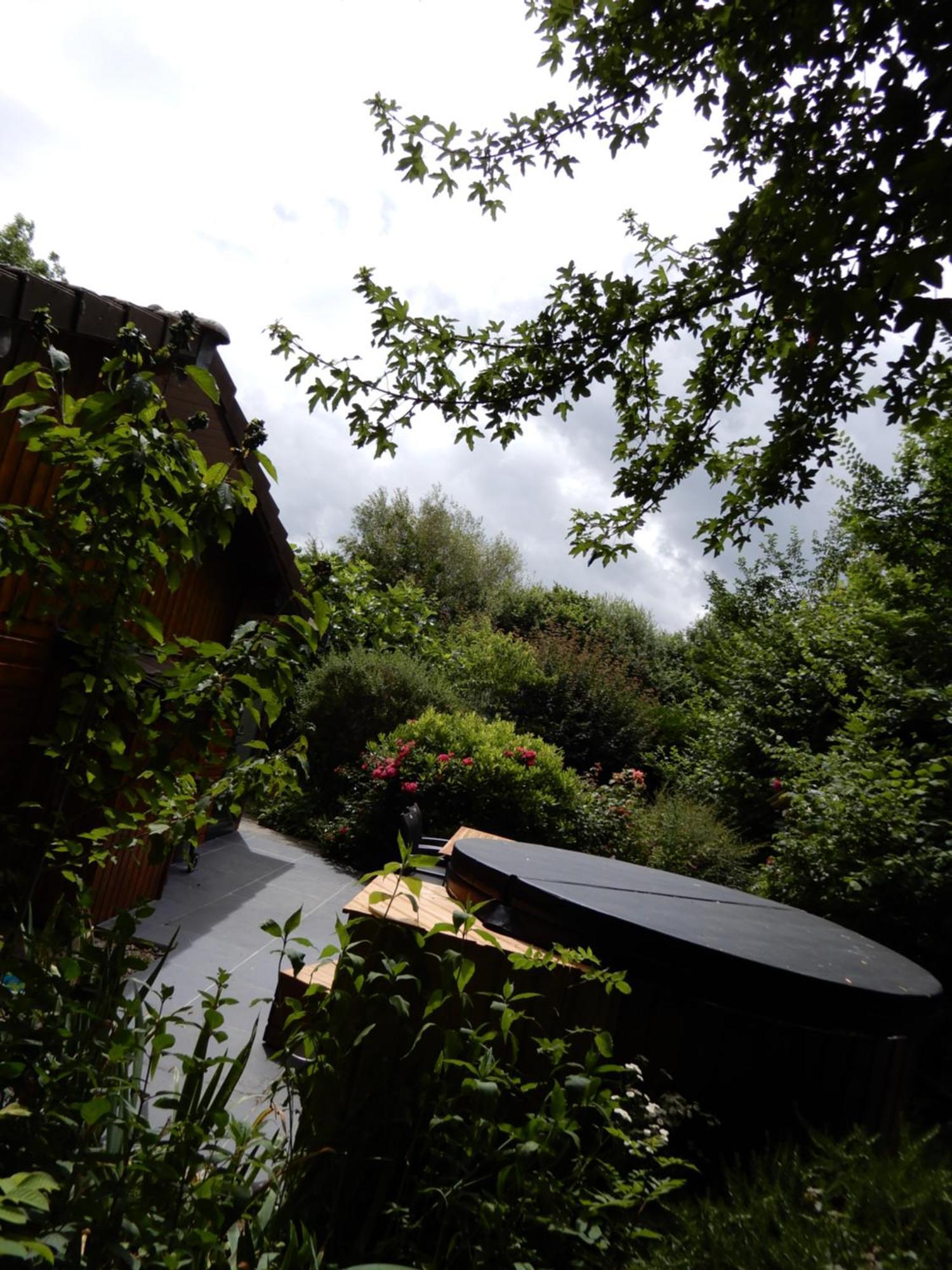 Le Cottage Exotique Du Lutin Many & Son Bain Nordique Saint-Christophe-Sur-Conde Exterior photo